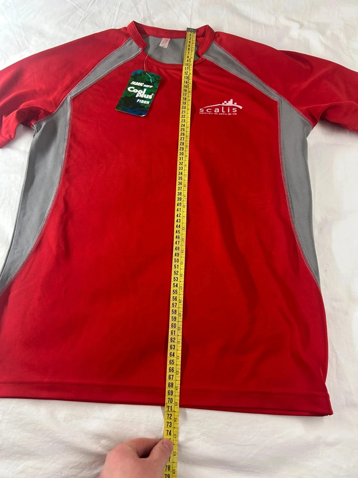 Conjunto de 4 t-shirts vermelho cinza scalis – photo 7